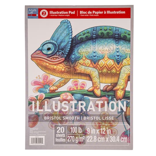 Bristol Smooth Illustration Pad by Artist's Loft™, 9" x 12"